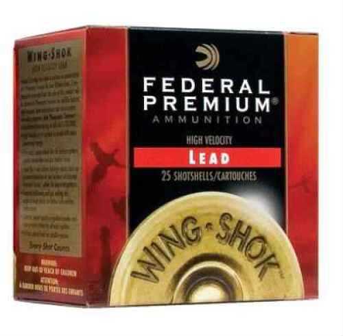 20 Gauge 3" Lead #4  1-1/4 oz 25 Rounds Federal Shotgun Ammunition